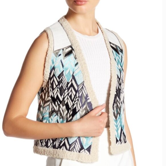 Zadig & Voltaire Dublin Embroidered Vest S - Picture 1 of 12